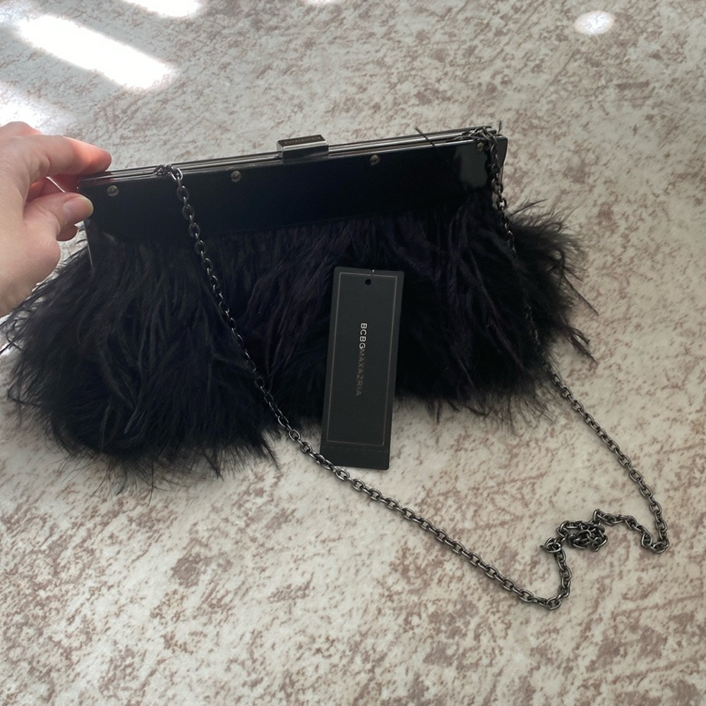 BCBG Portia feathers bag
